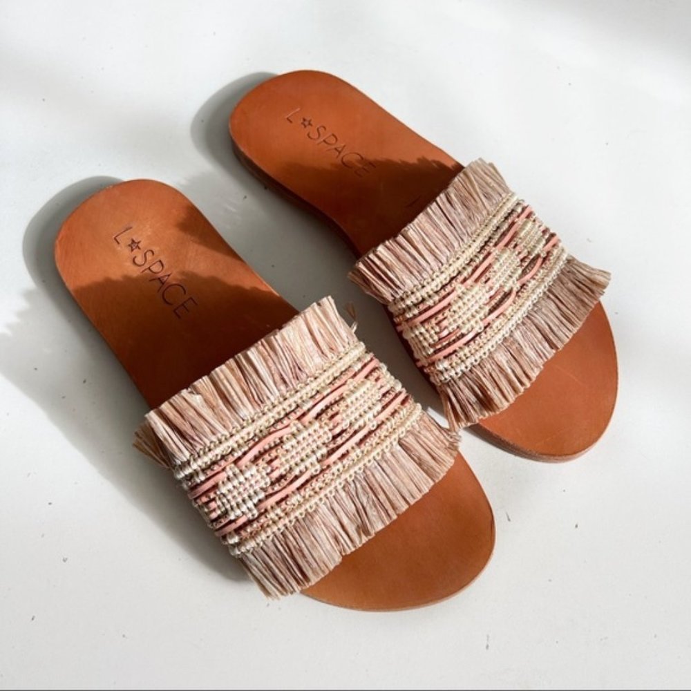 l*space Pink Sandbar Sandals Sz 9 EU 39